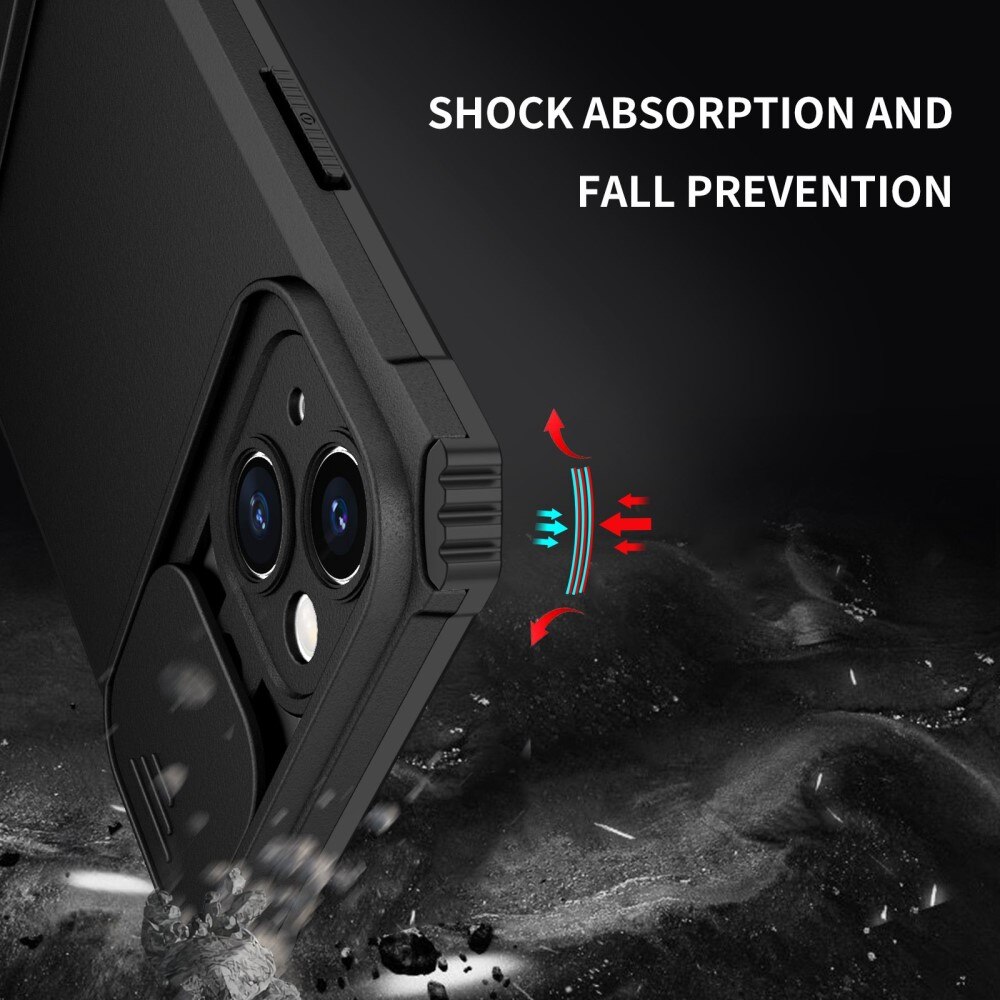 Apple iPhone 14 Plus Kickstand Deksel kamerabeskyttelse Svart