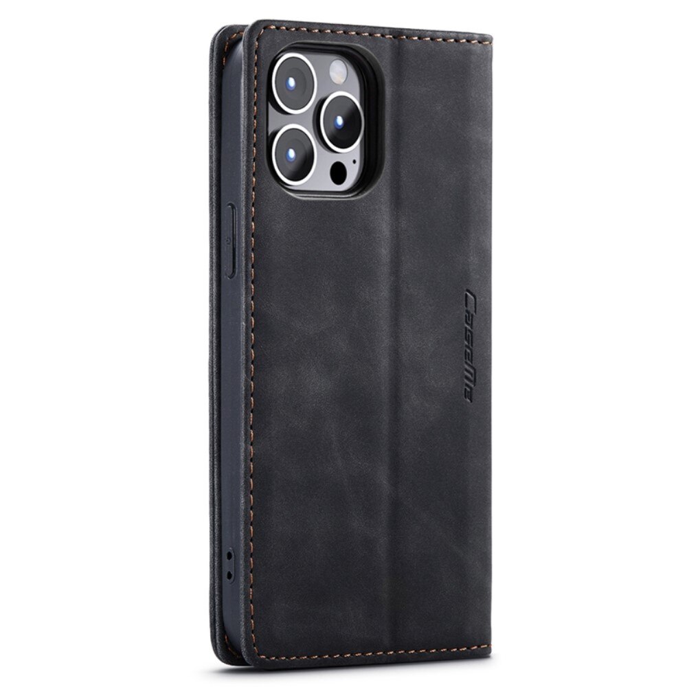 Slim Lommebokveske iPhone 14 Pro Max Svart