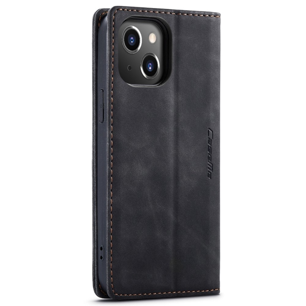 Slim Lommebokveske iPhone 14 Plus Svart