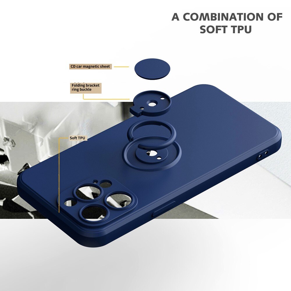 Hard Case Ring iPhone 14 Pro Max svart