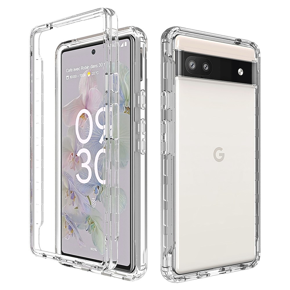 Full Cover Deksel Google Pixel 6a gjennomsiktig