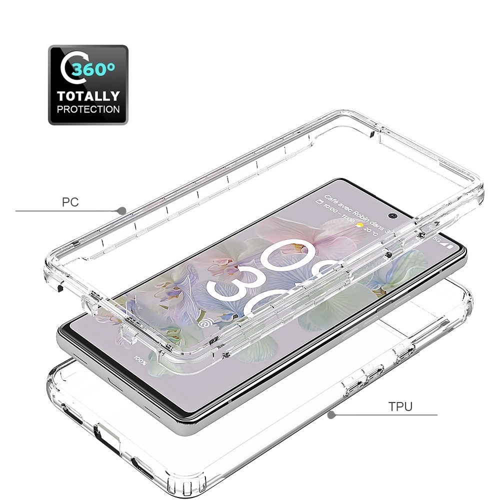 Full Cover Deksel Google Pixel 6a Gjennomsiktig