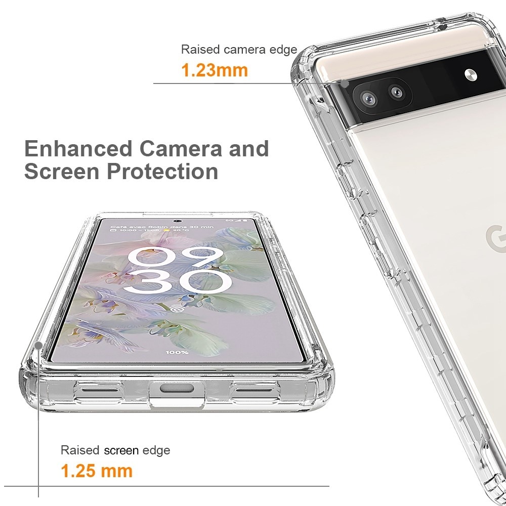 Full Cover Deksel Google Pixel 6a Gjennomsiktig