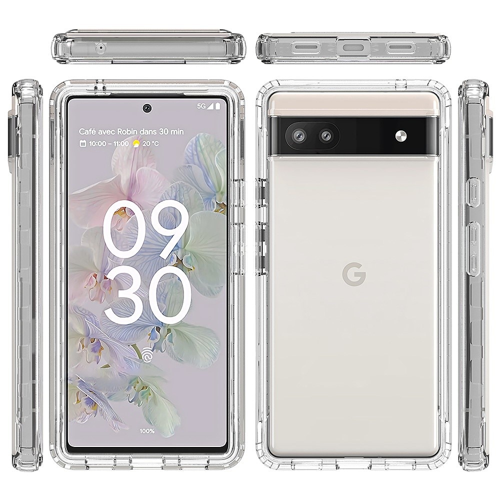 Full Cover Deksel Google Pixel 6a Gjennomsiktig
