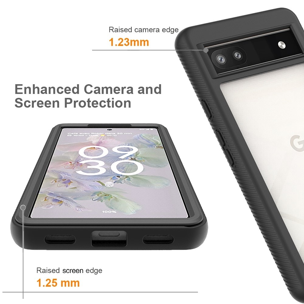 Full Protection Case Google Pixel 7a svart