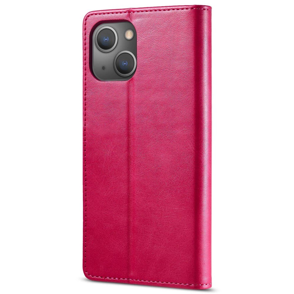 Lommebokdeksel iPhone 14 rosa