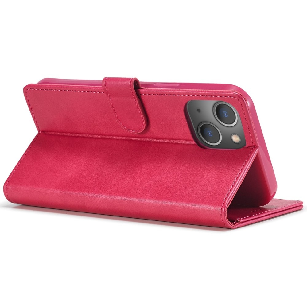 Lommebokdeksel iPhone 14 rosa