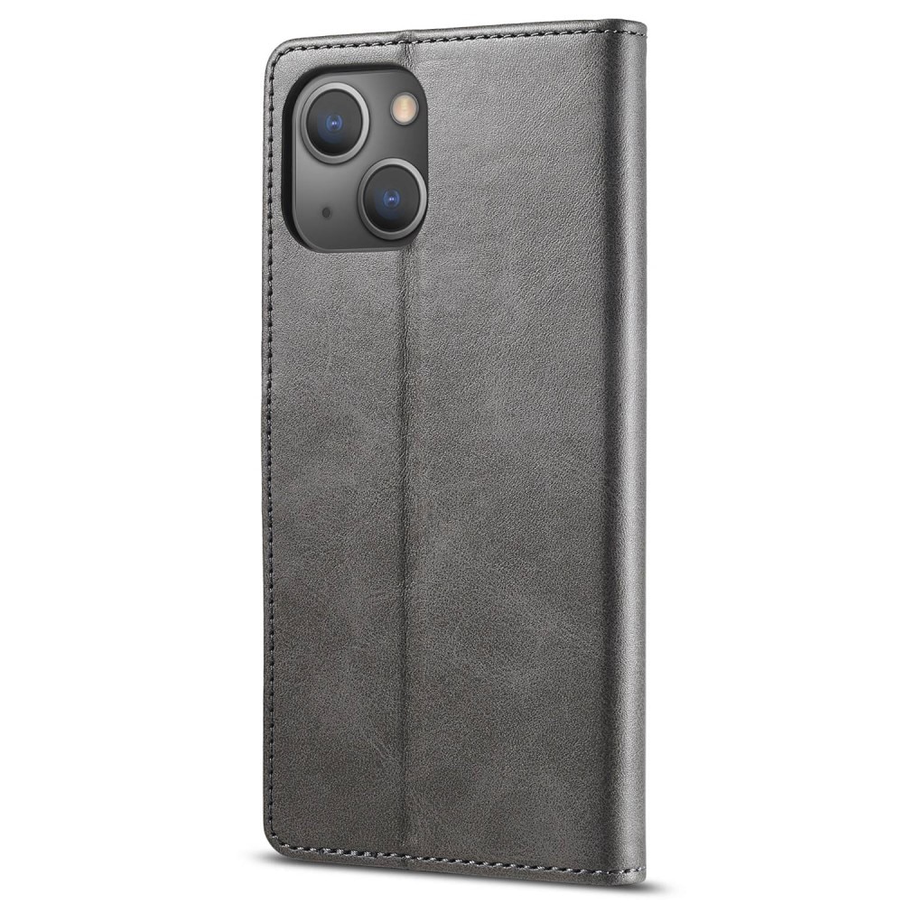Lommebokdeksel iPhone 14 grå