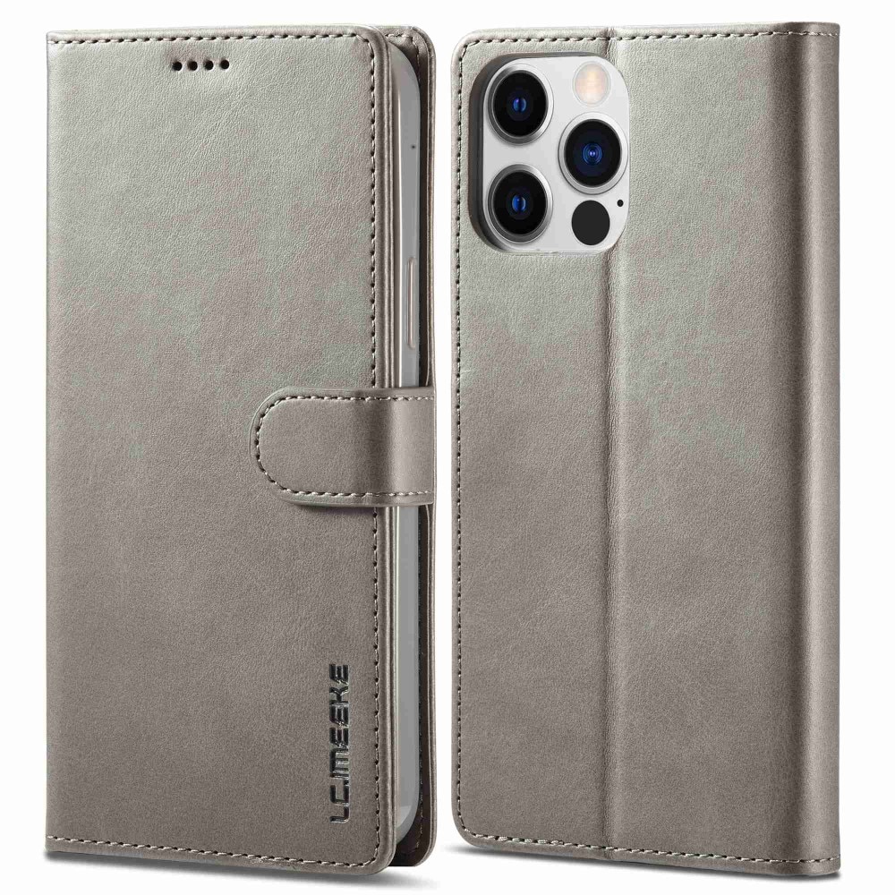 Lommebokdeksel iPhone 14 Pro grå