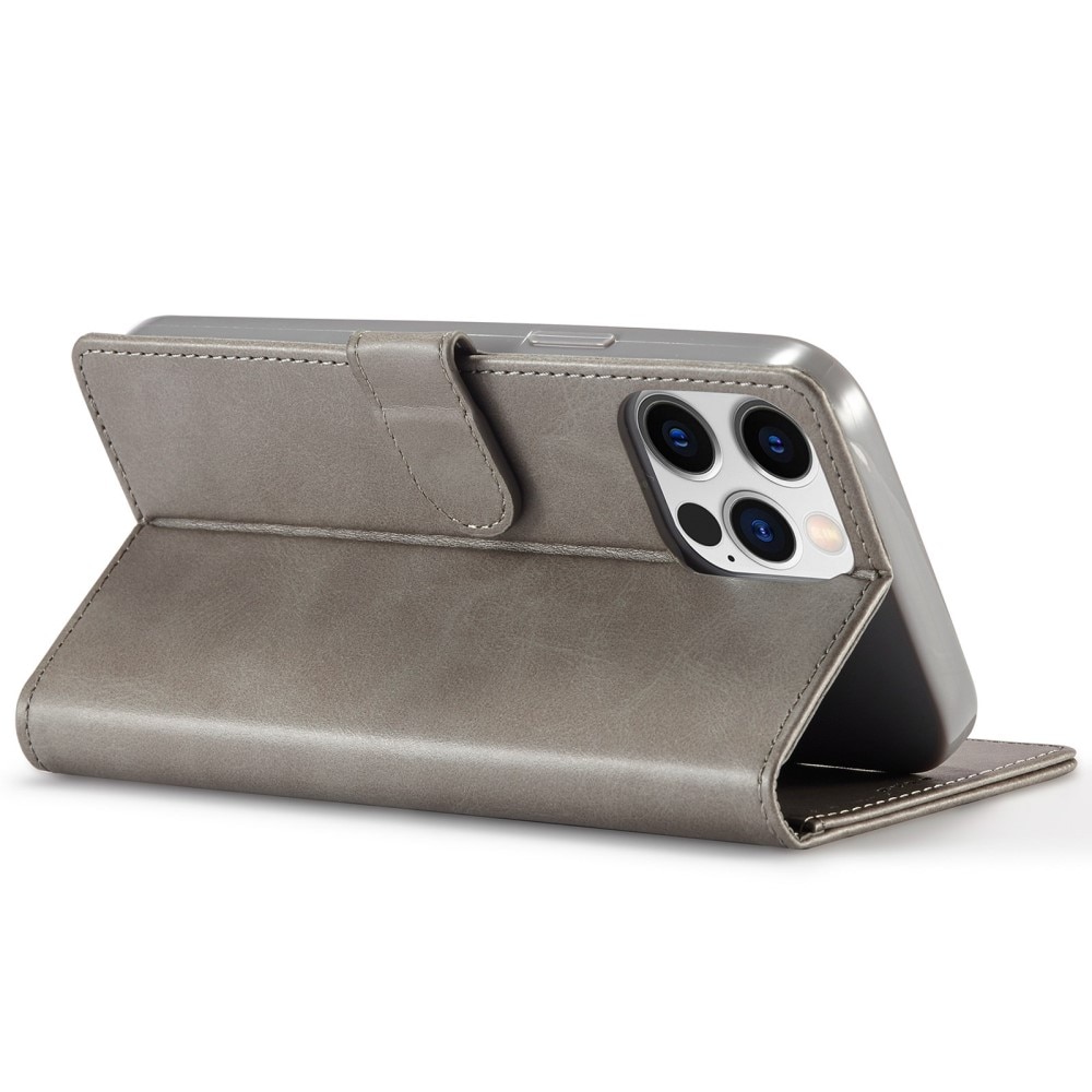 Lommebokdeksel iPhone 14 Pro Max grå