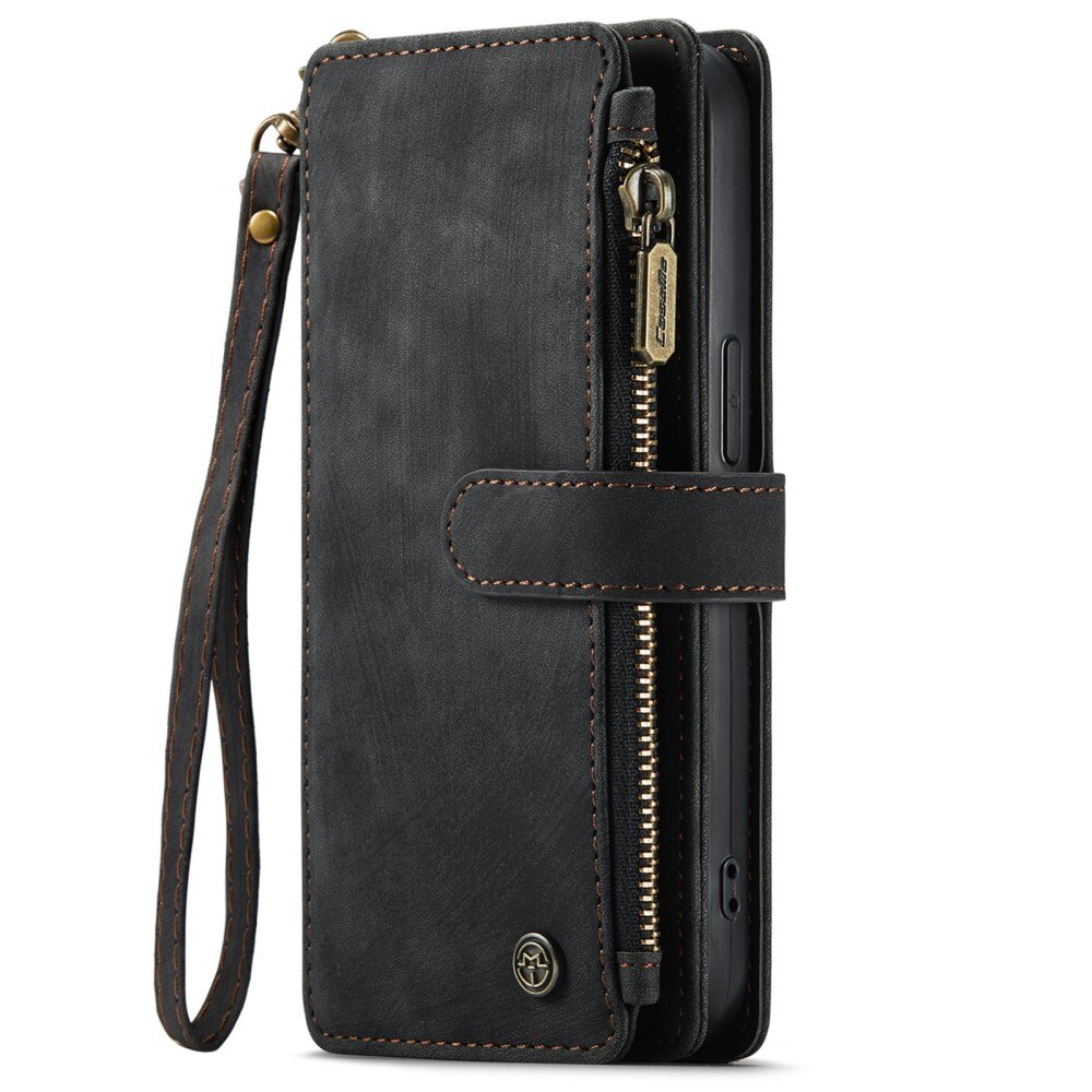 Zipper Wallet Apple iPhone 14 Plus Svart