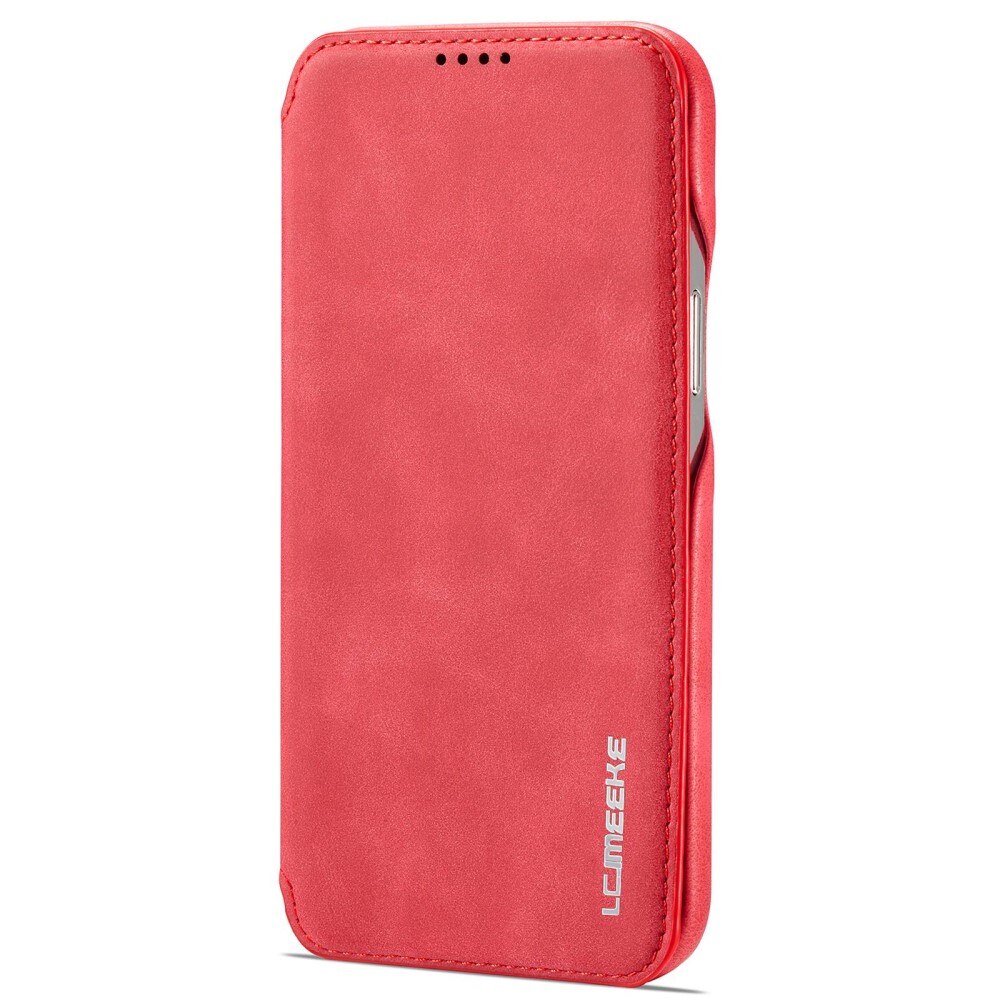 Slim Lommebokdeksel iPhone 14 Pro Max rød