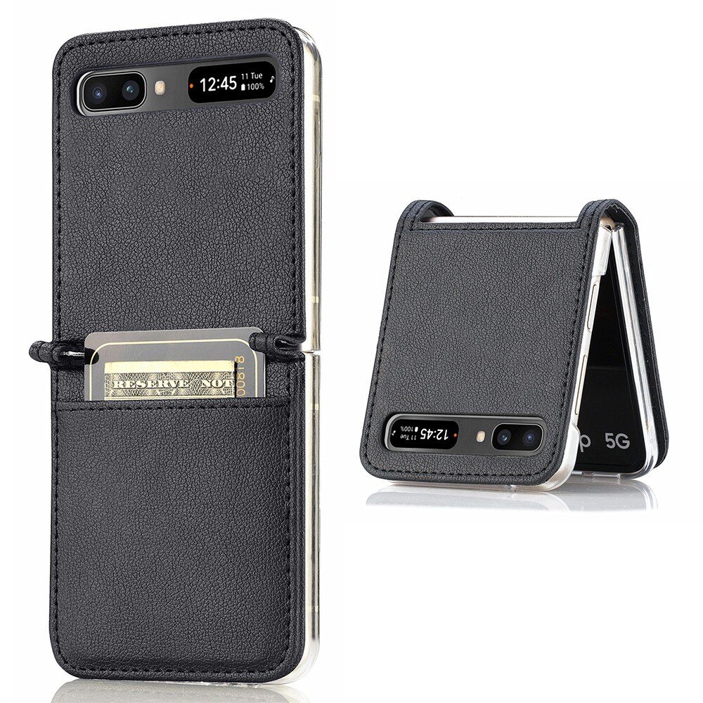 Slim Card Wallet Samsung Galaxy Z Flip svart