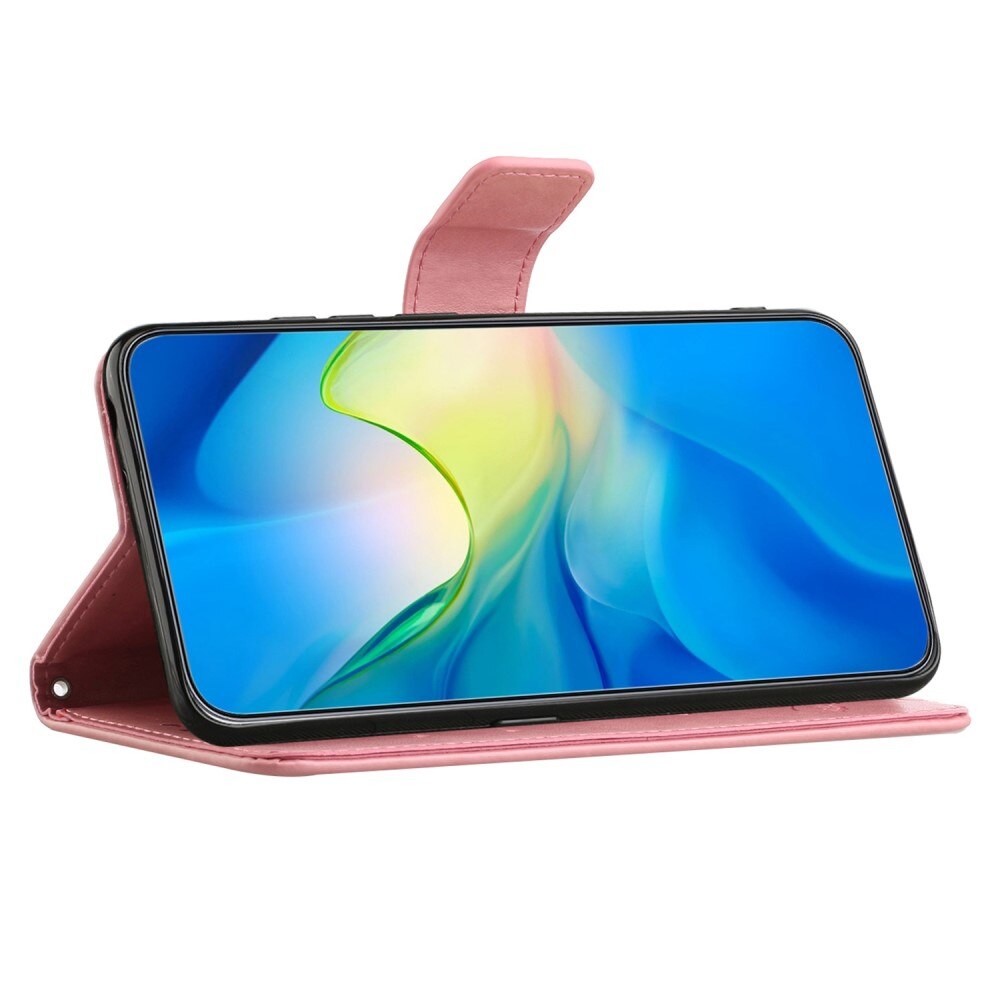 Lærveske Sommerfugler  OnePlus 10T Rosa