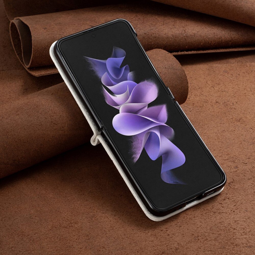 Deksel Samsung Galaxy Z Flip 4 Quilted hvit