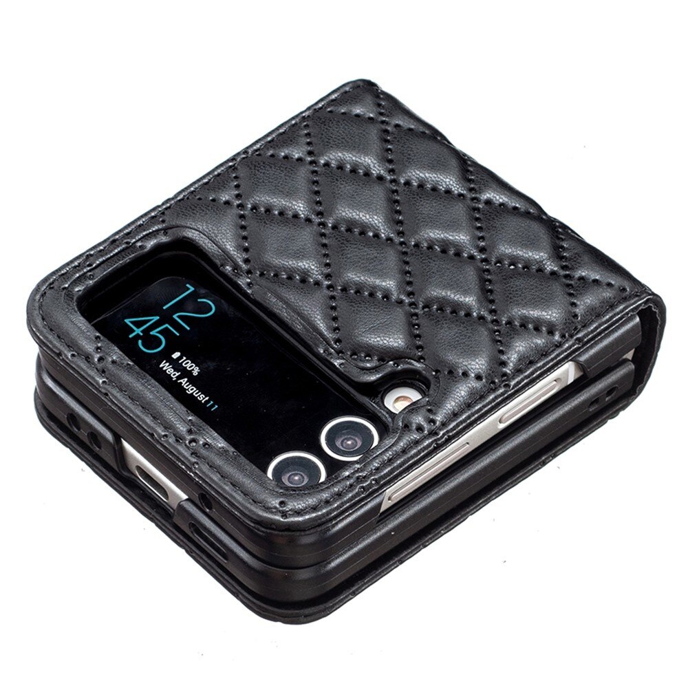 Deksel Samsung Galaxy Z Flip 4 Quilted svart