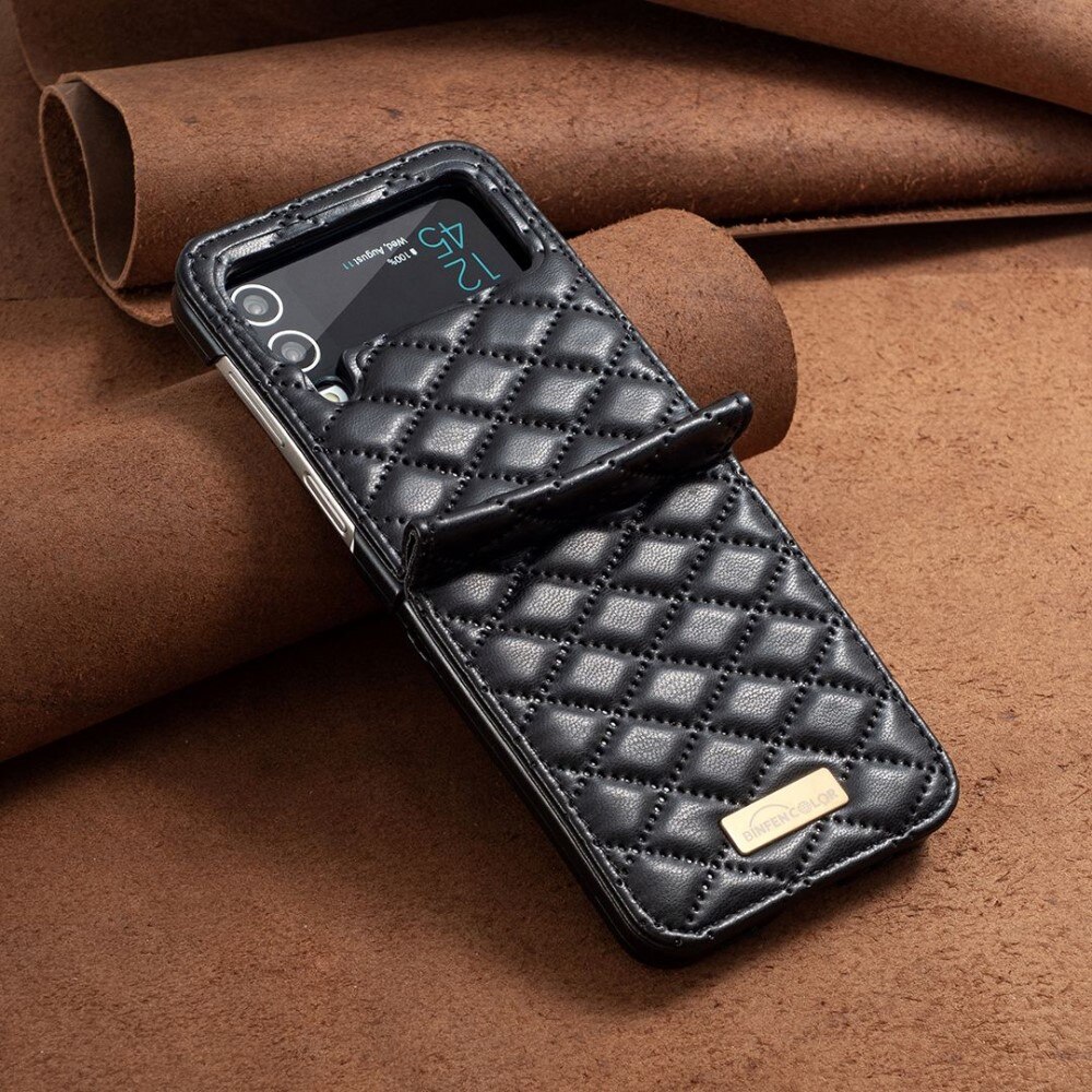 Deksel Samsung Galaxy Z Flip 4 Quilted svart