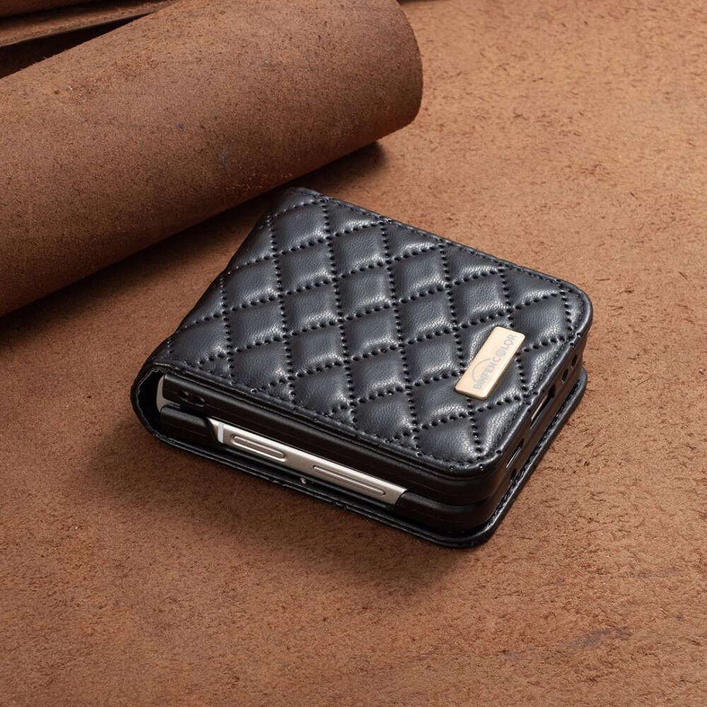 Deksel Samsung Galaxy Z Flip 4 Quilted svart