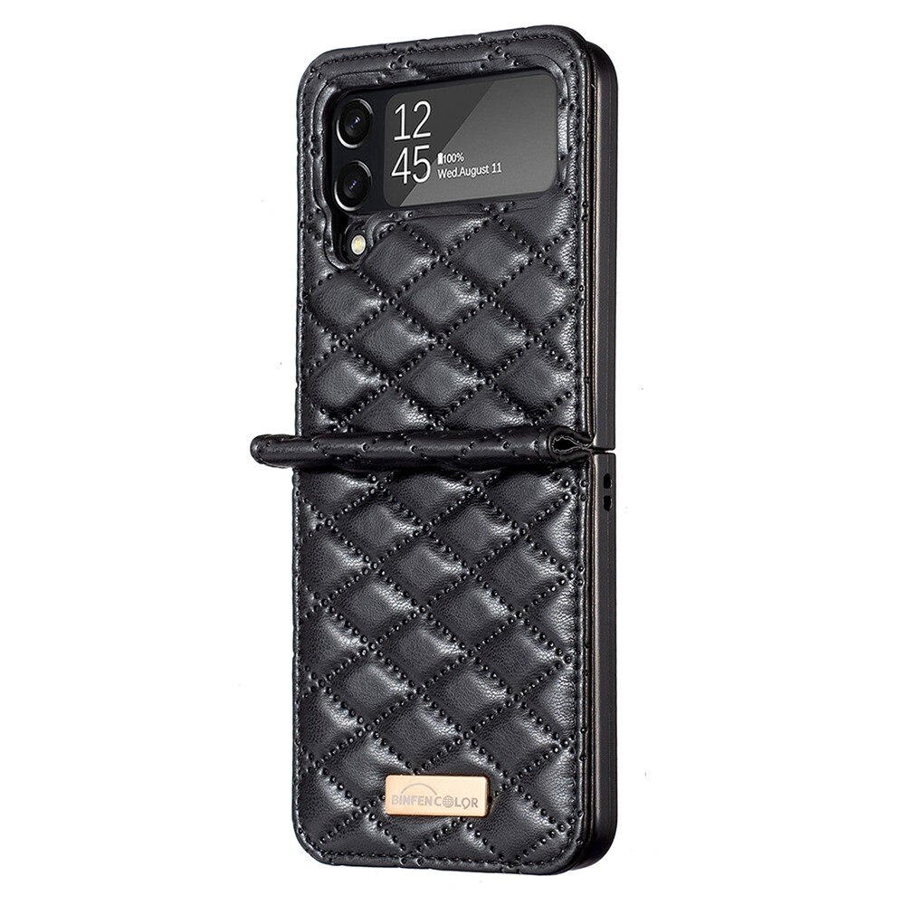 Deksel Samsung Galaxy Z Flip 4 Quilted svart