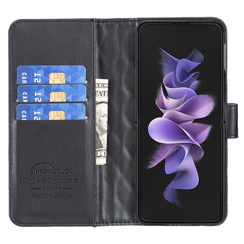 Lommebokdeksel Samsung Galaxy Z Fold 4 Quilted svart