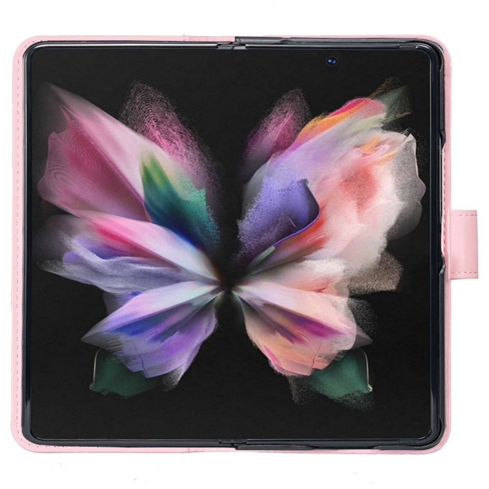 Lommebokdeksel Samsung Galaxy Z Fold 4 Quilted rosa