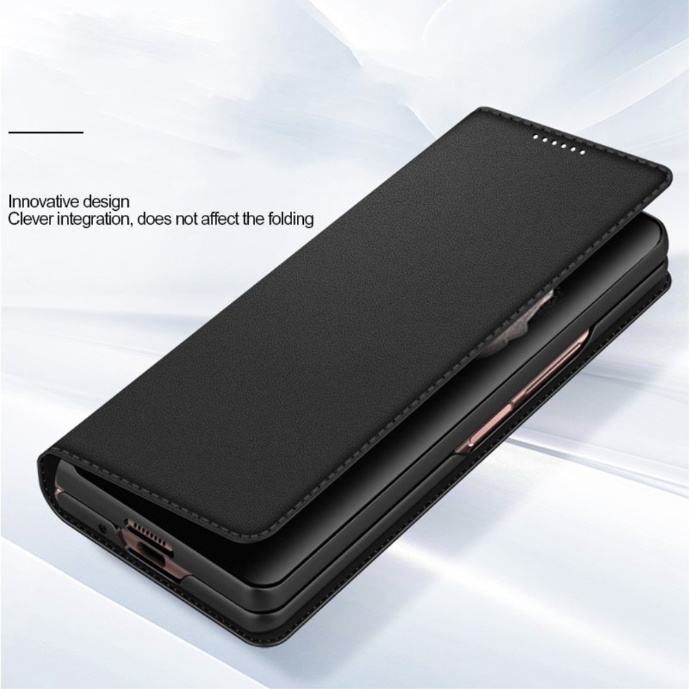 Ekte Lærveske Samsung Galaxy Z Fold 4 Brun