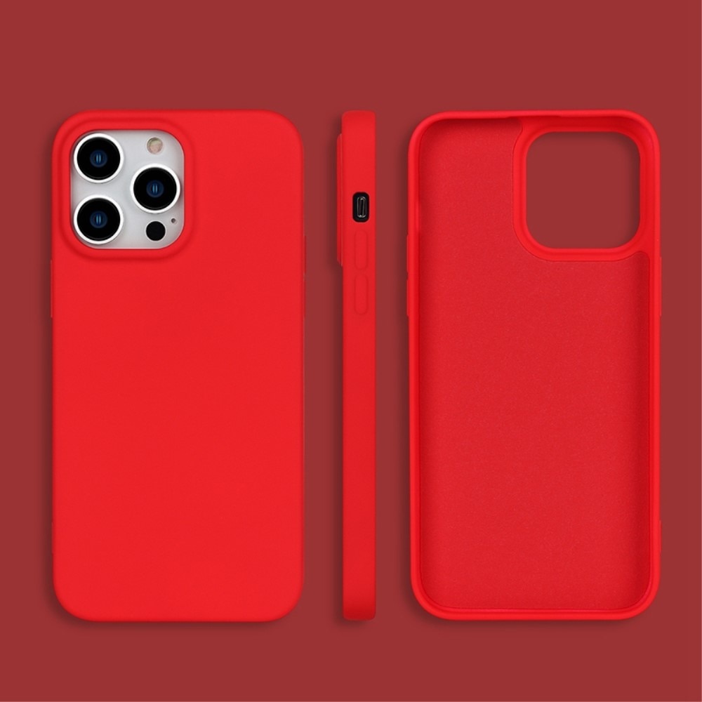 TPU Deksel iPhone 14 Pro rød