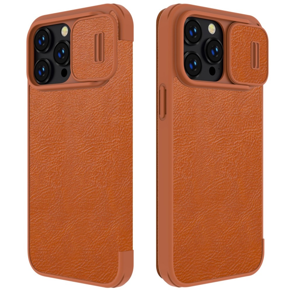 Qin Pro Camshield iPhone 14 Pro Brown