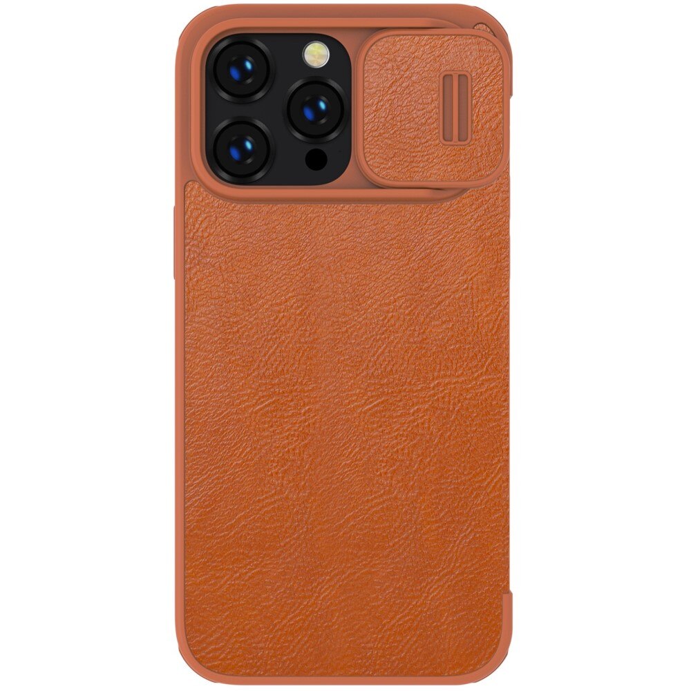 Qin Pro Camshield iPhone 14 Pro Max Brown