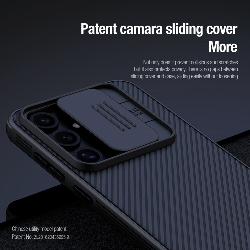CamShield Deksel Samsung Galaxy S24 FE Svart