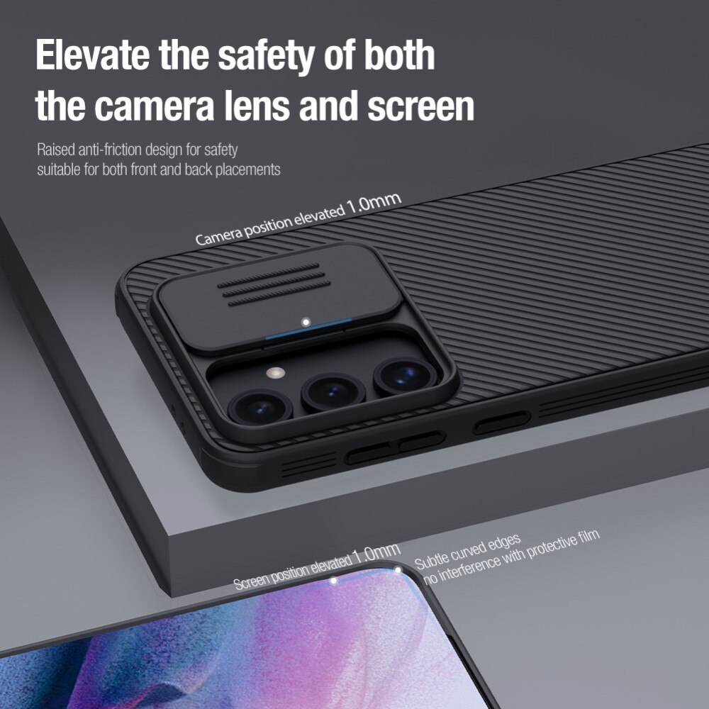CamShield Deksel Samsung Galaxy S24 FE Svart