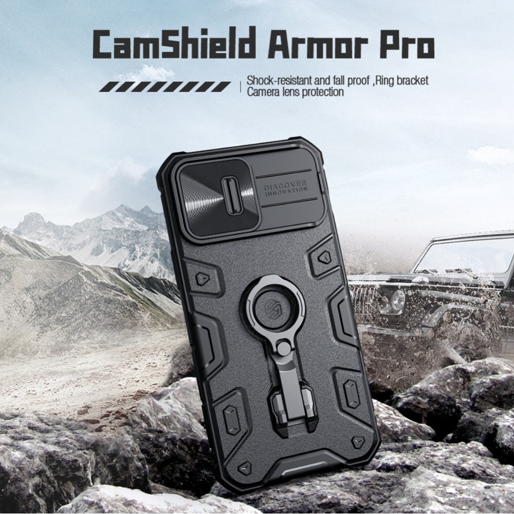 CamShield Armor Deksel iPhone 14 Pro svart