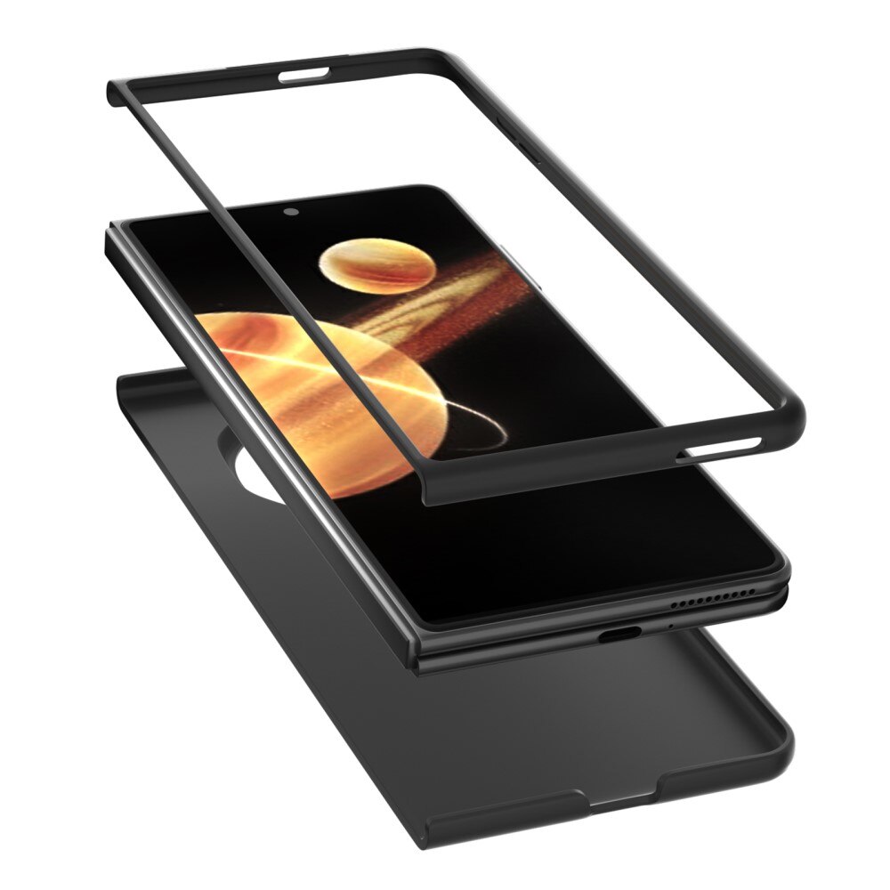 Hard Case Rubberized Honor Magic V3 Svart
