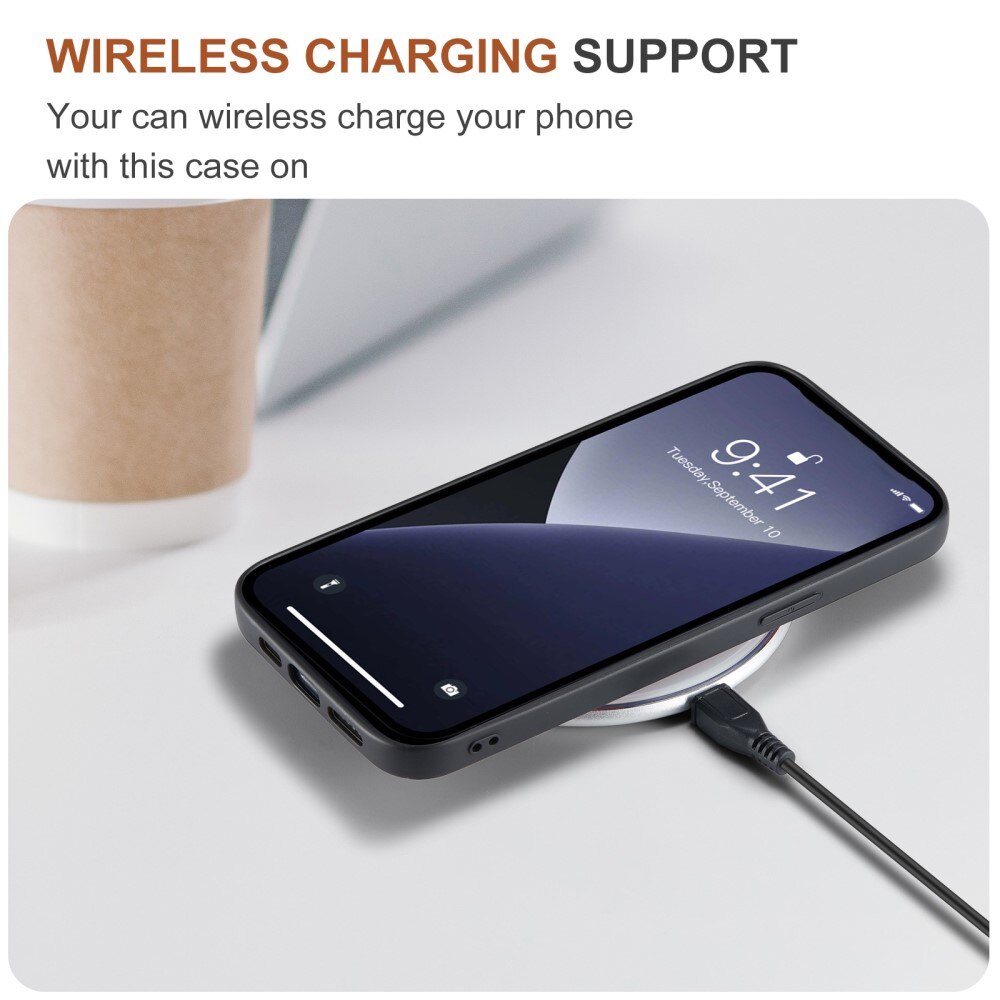 Magnetic Card Slot Case iPhone 16 Pro Max Svart