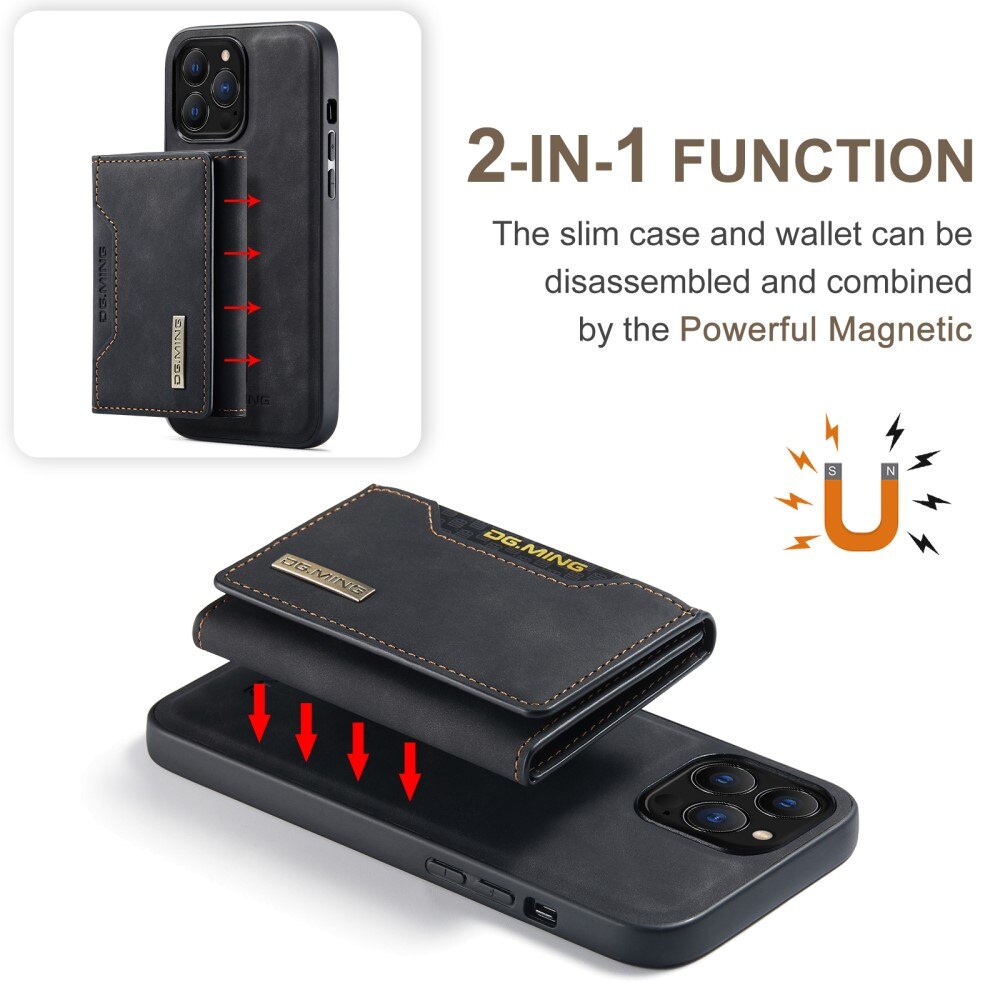 Magnetic Card Slot Case iPhone 16 Pro Max Svart