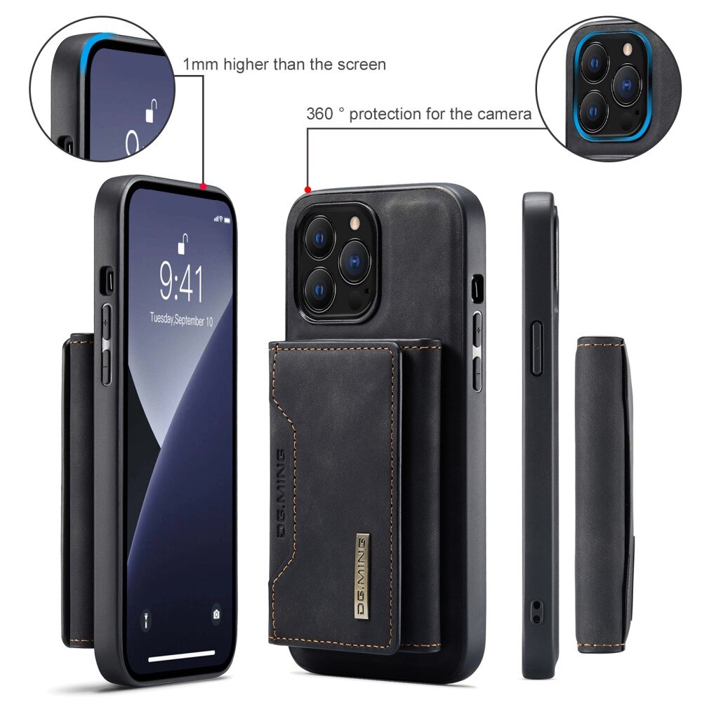 Magnetic Card Slot Case iPhone 16 Pro Max Svart