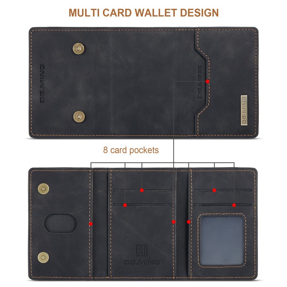 Magnetic Card Slot Case iPhone 16 Pro Max Svart