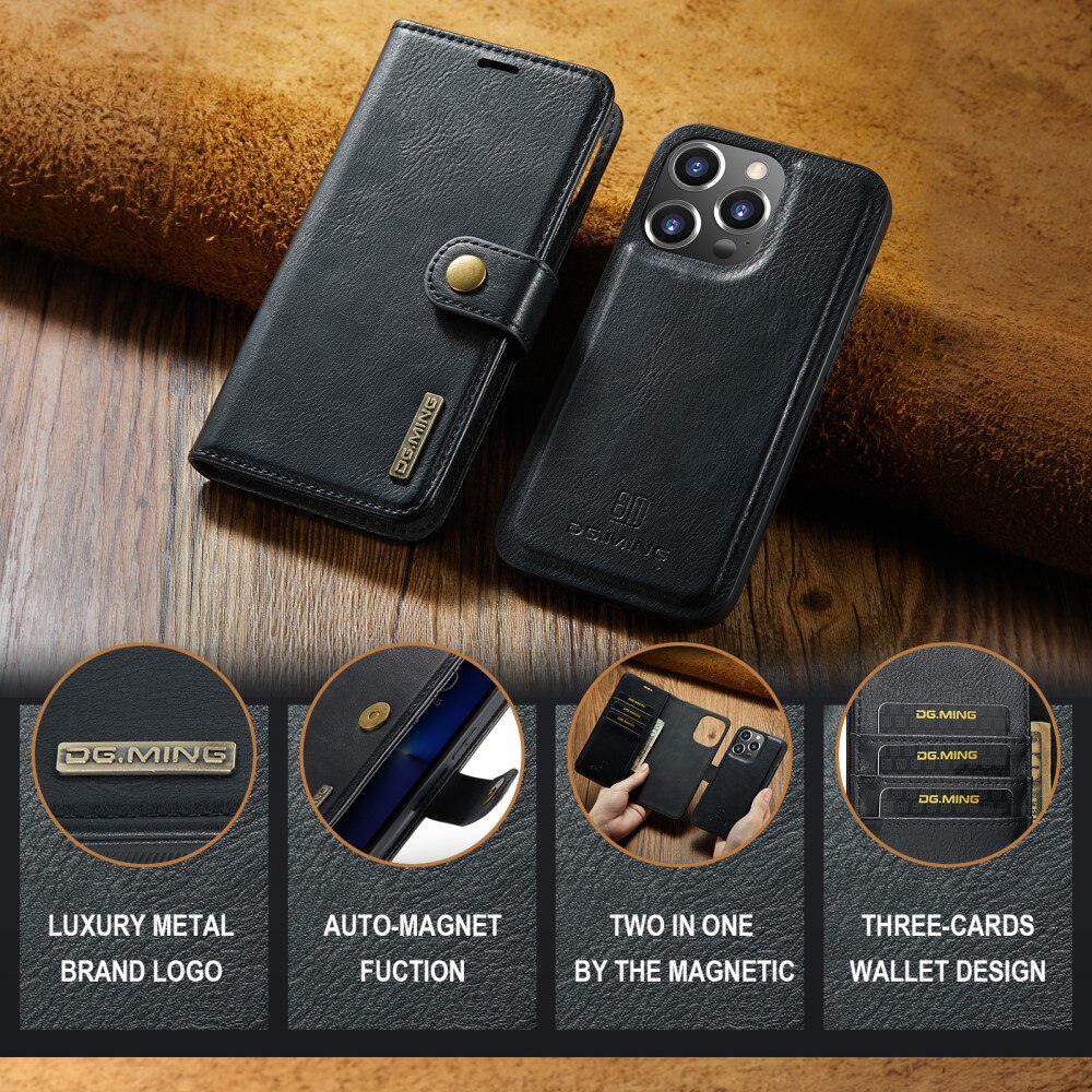 Magnet Wallet iPhone 16 Pro Black