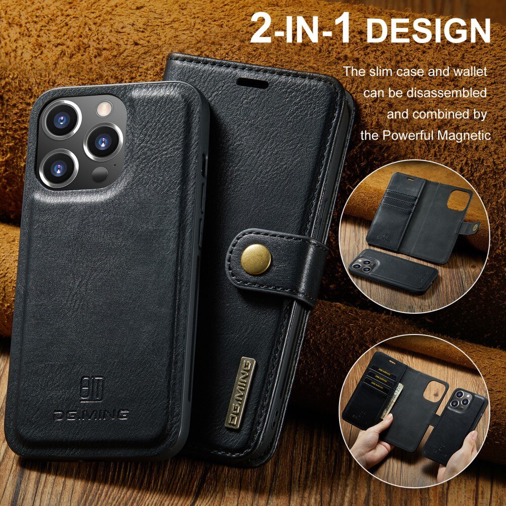 Magnet Wallet iPhone 16 Pro Black