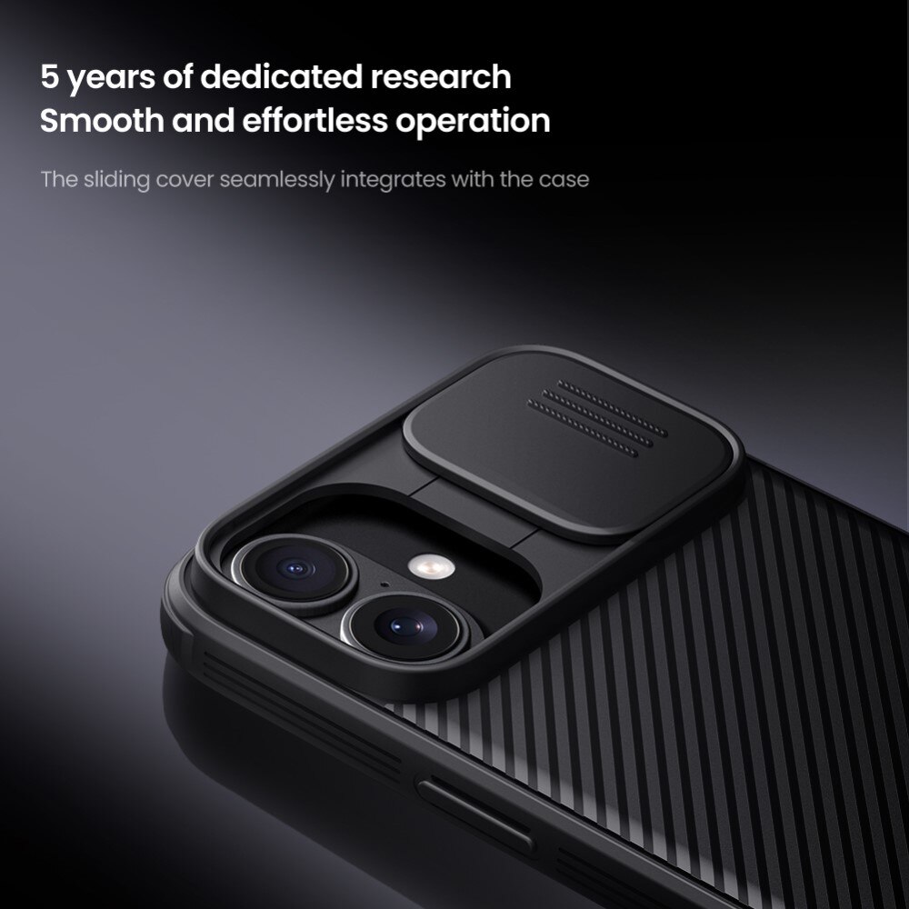CamShield Deksel iPhone 16 Svart