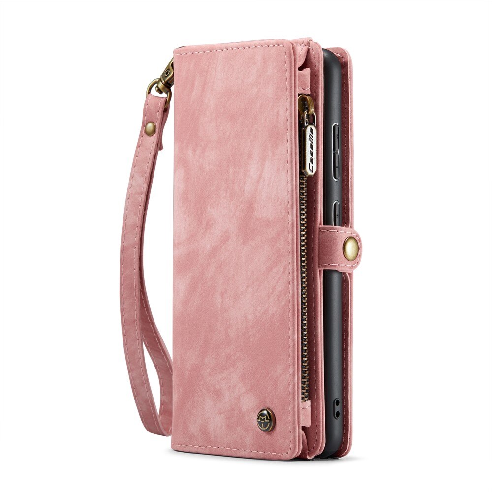 Multi-slot Lommeboksetui Samsung Galaxy S24 FE Rosa