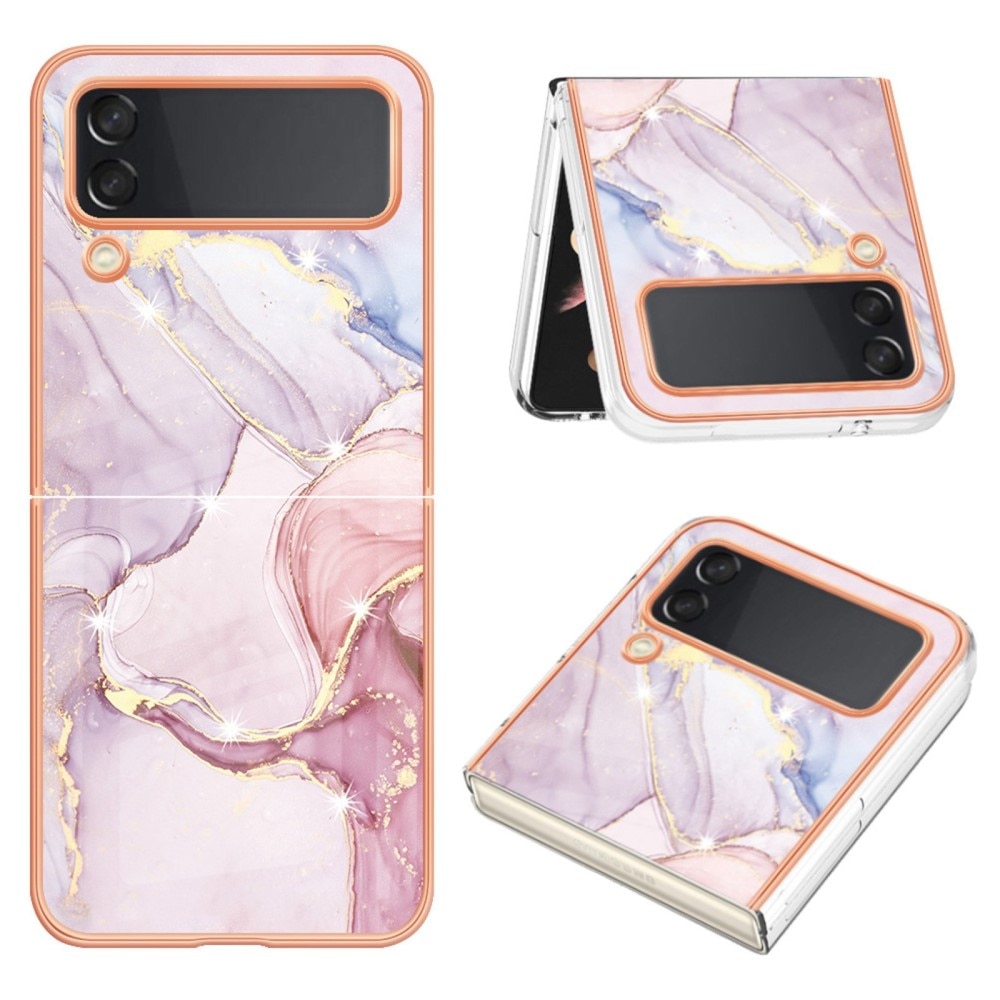 TPU Deksel Samsung Galaxy Z Flip 4 rosa marmor