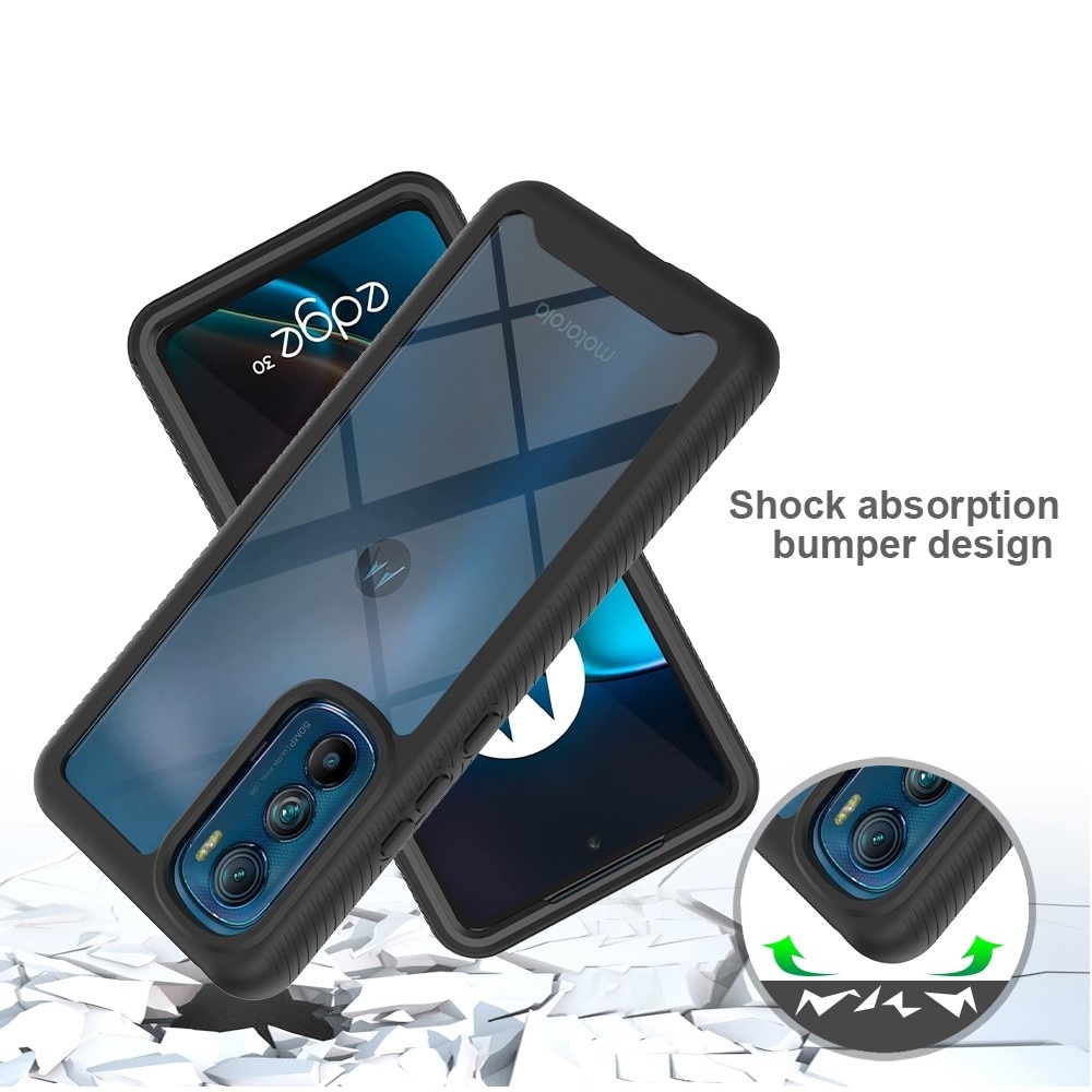 Full Protection Case Motorola Edge 30 Svart