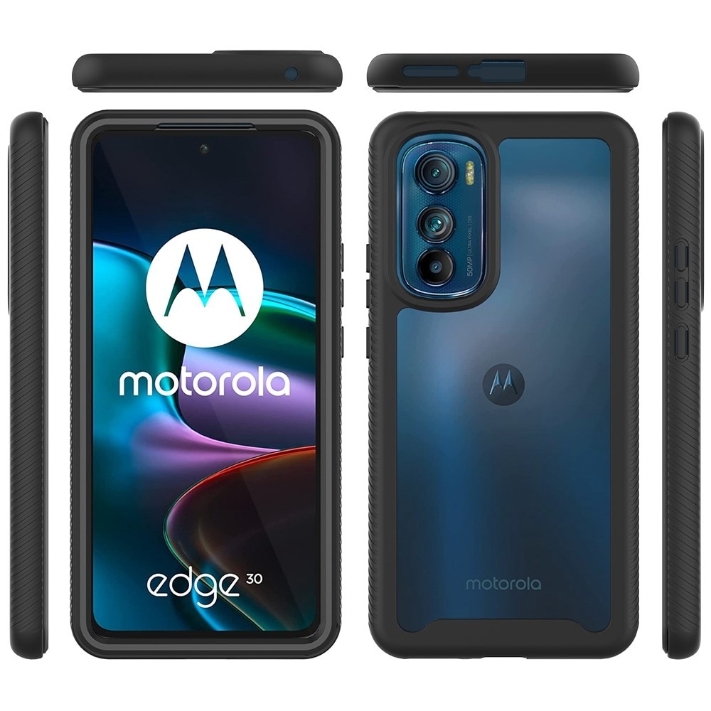 Full Protection Case Motorola Edge 30 Svart