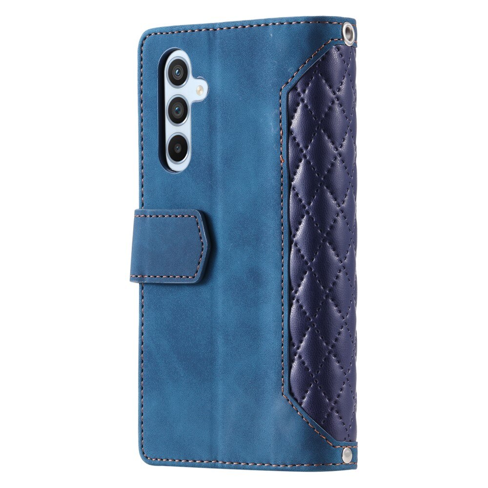 Lommebokveske Samsung Galaxy A56 Quilted Blå