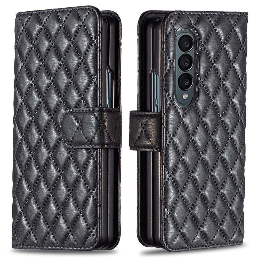 Lommebokdeksel Samsung Galaxy Z Fold 3 Quilted svart