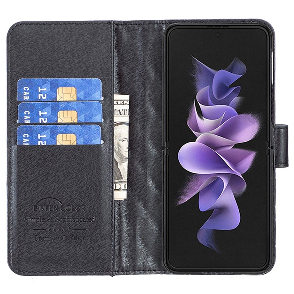 Lommebokdeksel Samsung Galaxy Z Fold 3 Quilted svart