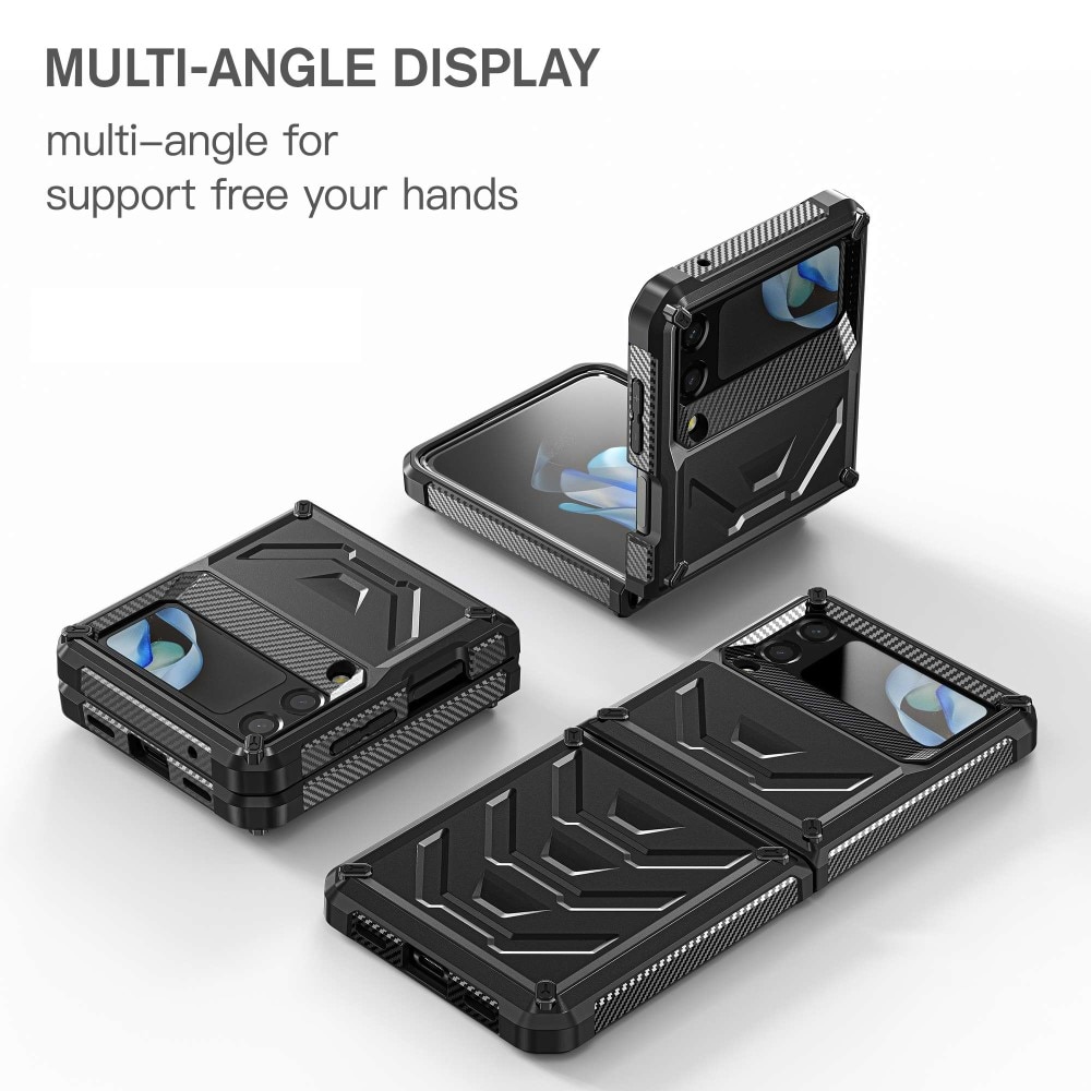 Tactical Protection Case Samsung Galaxy Z Flip 4 Black