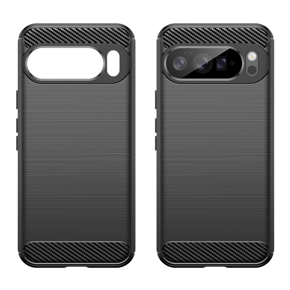 Google Pixel 10 Pro XL Deksel TPU Brushed Svart