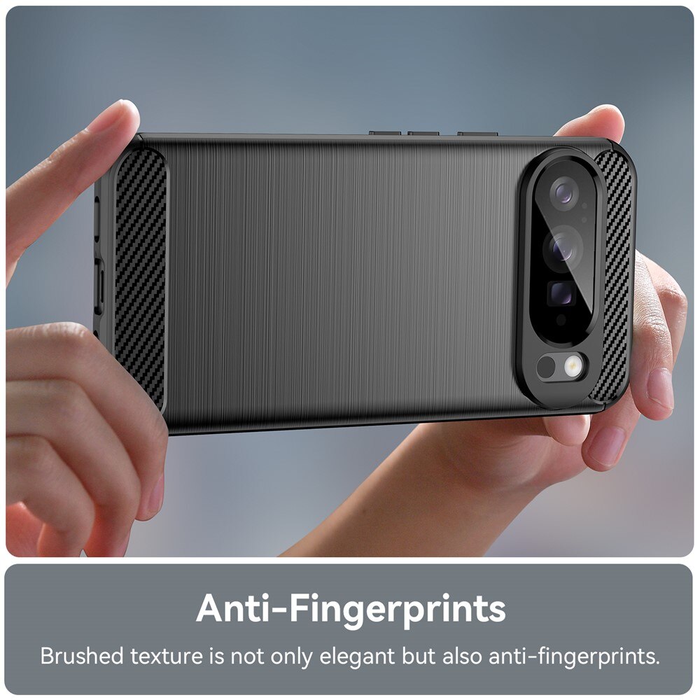 Google Pixel 10 Pro XL Deksel TPU Brushed Svart